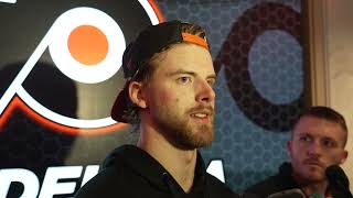 12/21 PHI vs. NSH Postgame: Samuel Ersson