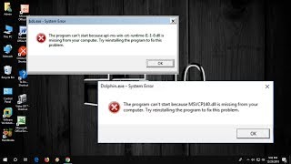 How to Fix All .DLL Files Missing Error In Windows 10/8/7 (100% Works)