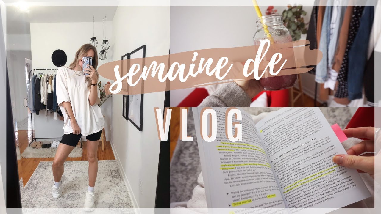 WEEKLY VLOG : REPAS, ACHATS, TRAVAIL ET PLUS | Carole Anne Bilodeau ...