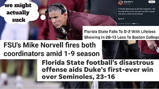 The fall off of FSU