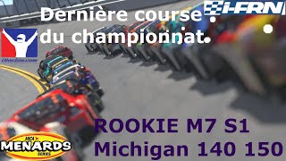 Dernière course de la saison à Michigan (M7/S1) ARCA I-FRN ROOKIE