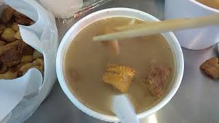 錦田粉仔掂 元朗店  手搓粉仔 自家制製作豬油渣 Pork Rinds handmade Noodles Soup