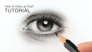 How to draw realistic eyes for BEGINNERS - EASY tutorial