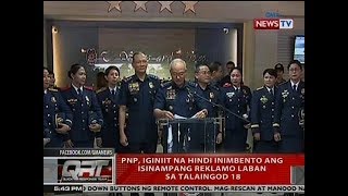 QRT: PNP, iginiit na hindi inimbento ang isinampang reklamo laban sa Talaingod 18