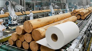 Inside a Tissue Paper Factory: How It's Made | Full Process From Start to Finish