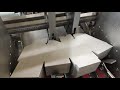 BOBST Folder Gluer VISIONFOLD running Tapper Crease Carton @ 30,000 boxes/hr.