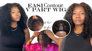 Must have! UPGRADED EasiContour V-Part Wig || Unice Hair