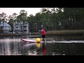 run sup combines trail running with stand up paddling sup