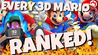 EVERY 3D MARIO GAME RANKED!