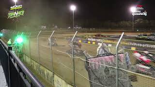 JUL14 Pro Sprintcar Feature Race Thrills and Spills