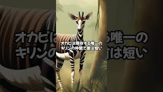 動物雑学！世界の不思議生物！短首オカピ、3本指ナマケモノ、星形鼻モグラの秘密に迫る #shorts  #動物雑学 #生き物 #いきもの