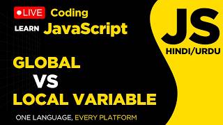 JavaScript Global and Local Variable - Hindi/Urdu Tutorial