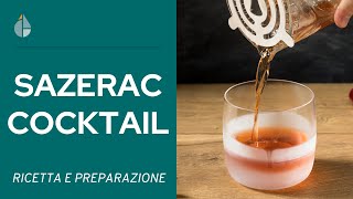 Il SAZERAC è il cocktail ufficiale della Louisiana ed è buonissimo