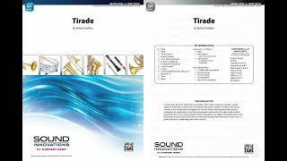 Tirade, by Robert Sheldon – Score & Sound