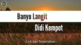 Banyu Langit - Didi Kempot (lirik + terjemahan)