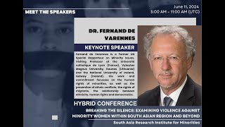 Breaking the Silence | Dr. Fernand De Varennes