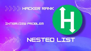 HackerRank Nested list problem solving and explained in Telugu