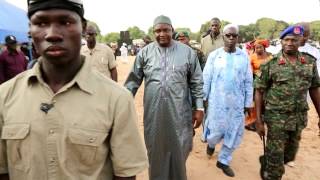 H E  PRESIDENT ADAMA BARROW FIRST MEETING IN SUKUTA AFTER INGURATION CHOICE AFRICA T V