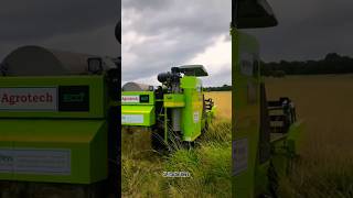 Agrotech Eco 🌾 අලුත් බාන්ඩේ Combine Harvester මැශින් පිස්සුව #combineharvester #agronegocio #shorts