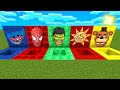 NIE WYBIERZ ZŁEGO TUNELU w Minecraft! SUNDROP, HULK, SPIDERMAN, FREDDY, HUGGY WUGGY!