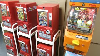 龍珠抽卡機/扭卡機 + 扭蛋機 Dragon Ball Z Carddass Card Vending Machine , Gashapon Machine｜ 網絡歌手樂樂 - 私人珍藏分享