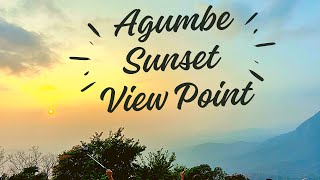 Agumbe Sunset View Point | Agumbe Ghat | Udupi - Agumbe Road | Karnataka