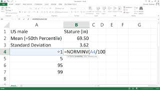 Anthropometric Data Conversion Using MS Excel Updated 2025