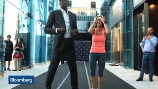 Usain Bolt and Stephanie Ruhle Race: Who's Faster?