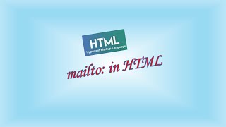 Mailto: in HTML