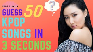 GUESS 50 OLD/NEW KPOP SONGS IN 3 SECONDS [KPOP GAME]