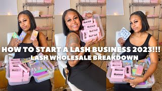 HOW TO START A LASH BUSINESS 2023: LASH WHOLESALE BREAKDOWN!