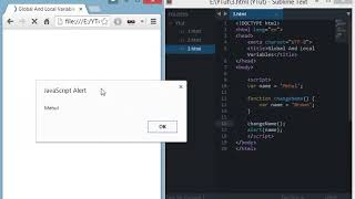 Javascript Tutorial 3 Functions And Variable Scope