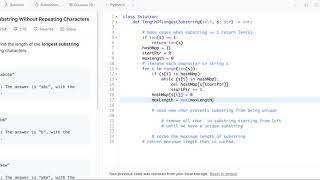 Google Interview Question: Longest Substring Without Repeating Characters