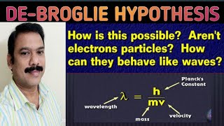 DE-BROGLIE HYPOTHESIS || ATOMIC STRUCTURE #11|| FOR MAINS AND NEET ( English and TELUGU)