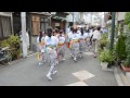 2015大阪市生野区だんじり祭り　弥栄神社・本宮　鶴橋、獅子舞①（平成27年7月19日）