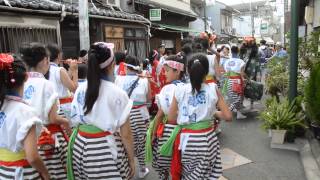 2015大阪市生野区だんじり祭り　弥栄神社・本宮　鶴橋、獅子舞①（平成27年7月19日）