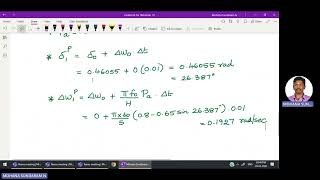 Swing Equation Problem using Modified Euler's Method