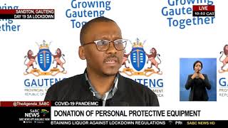 SA Lockdown Day 19 | Gauteng Health Department receives donation of PPE