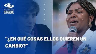 "Hay mucho de retórica": María Margarita Zuleta tras declaraciones de Francia Márquez