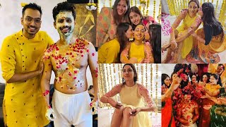 Rahul Vaidya & Disha Parmar's Crazy Haldi Ceremony and Madness with their Family and Friends