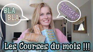 MAXI MAXI RETOUR DE COURSES DU MOIS avec les PRIX! HYPER U /LIDL Du blabla, des recettes et le BLOG!