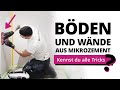 Böden und Wände aus Mikrozement Anwendung | Bodentrik