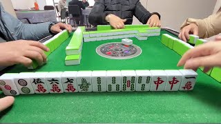 天胡+地胡+杠爆，这种一吃三的手气我真慕了～#红中麻将