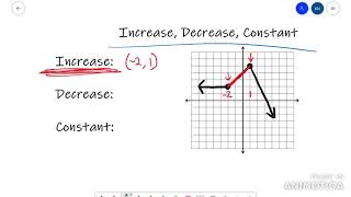 Increase Decrease Constant