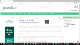 can I make a path variable optional? - javapedia.net