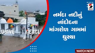 Narmada Rain | નર્મદા નદીનું નાંદોદના માંગરોળ ગામમાંં ઘુસ્યા | Gujarat Rain | Monsoon |Rain Forecast