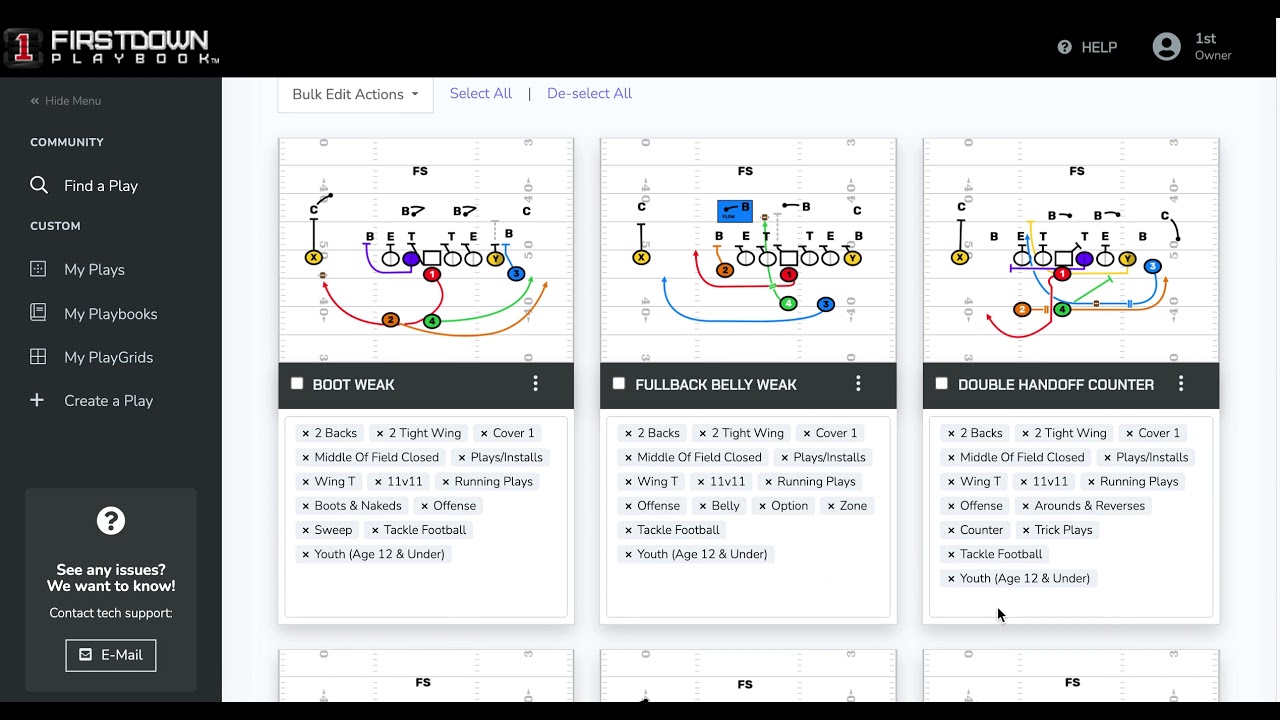 Firstdown Playbook Youth Varsity Wing T Plays Youtube