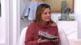 Alegria Leather Adjustable Slip-On Mary Janes - Marcy on QVC