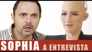 Entrevista CHOCANTE à robô SOPHIA...