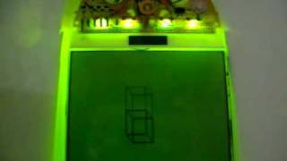 LCD with screen buffer test